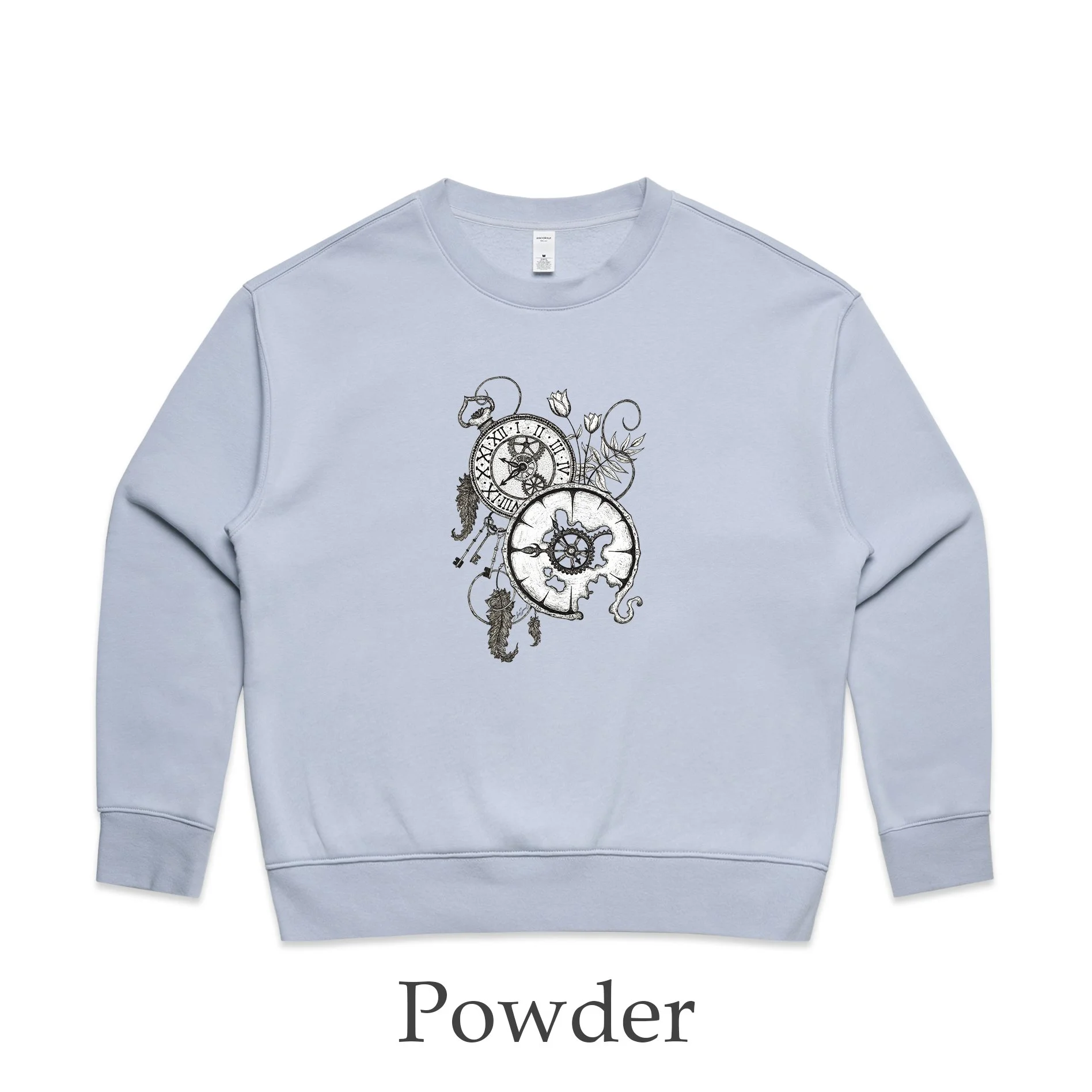 Women's Relax Sweatshirt - Clocks
