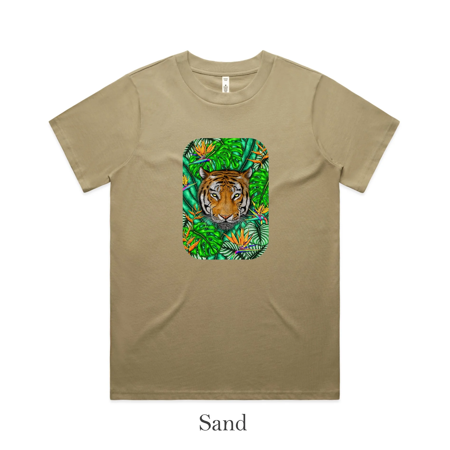 Women's Classic Tee - Floral Tiger