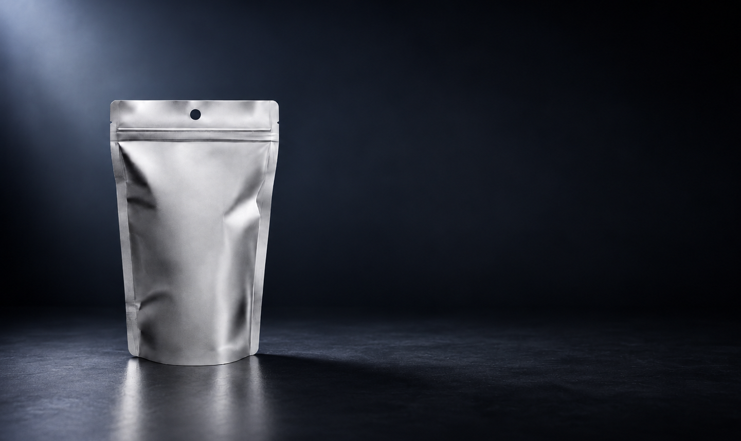 Metallisierter Doypack für hochwertigen Produktschutz vor Sauerstoff, Feuchtigkeit und UV-Strahlung