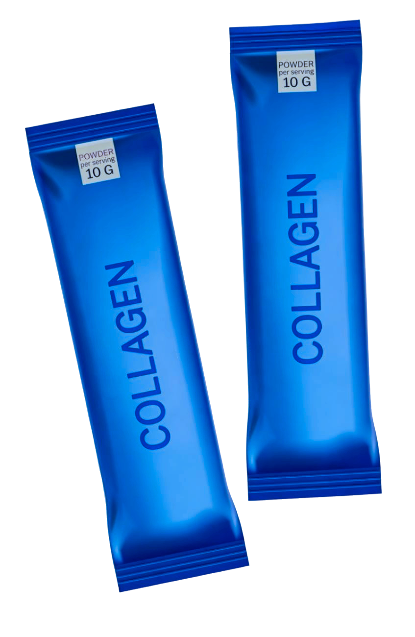 Collagen Stickpacks für Nahrungsergänzungsmittel in praktischen Einzelportionen