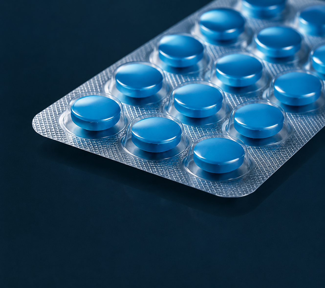 Blisterverpackung für Healthcare-Produkte wie Tabletten, Kapseln und Vitamine mit sicherer Einzelportionierung