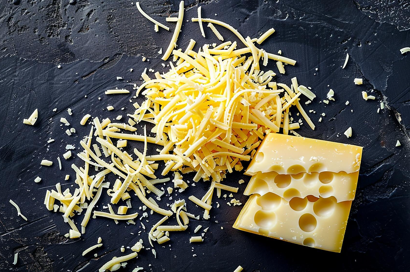 Reibekäse in Verpackungen mit Schutz vor Luft, Wärme, Licht und Schimmelbildung