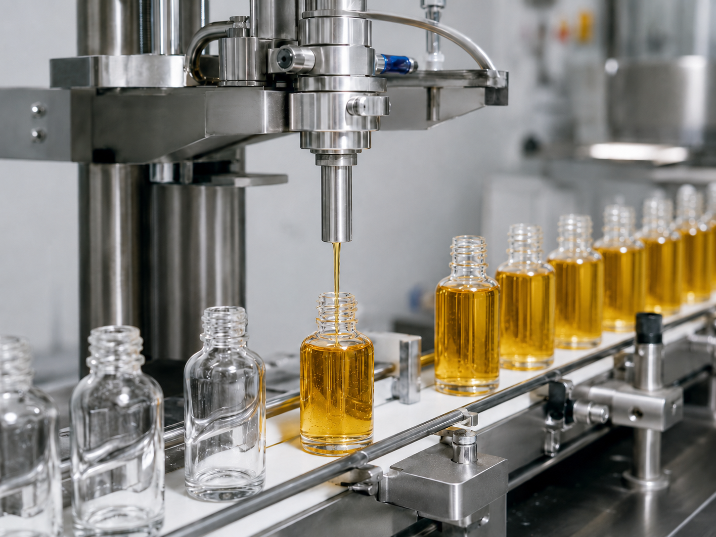 Kosmetik und Pharma dosieren für Pulver, Granulate und flüssige Formulierungen