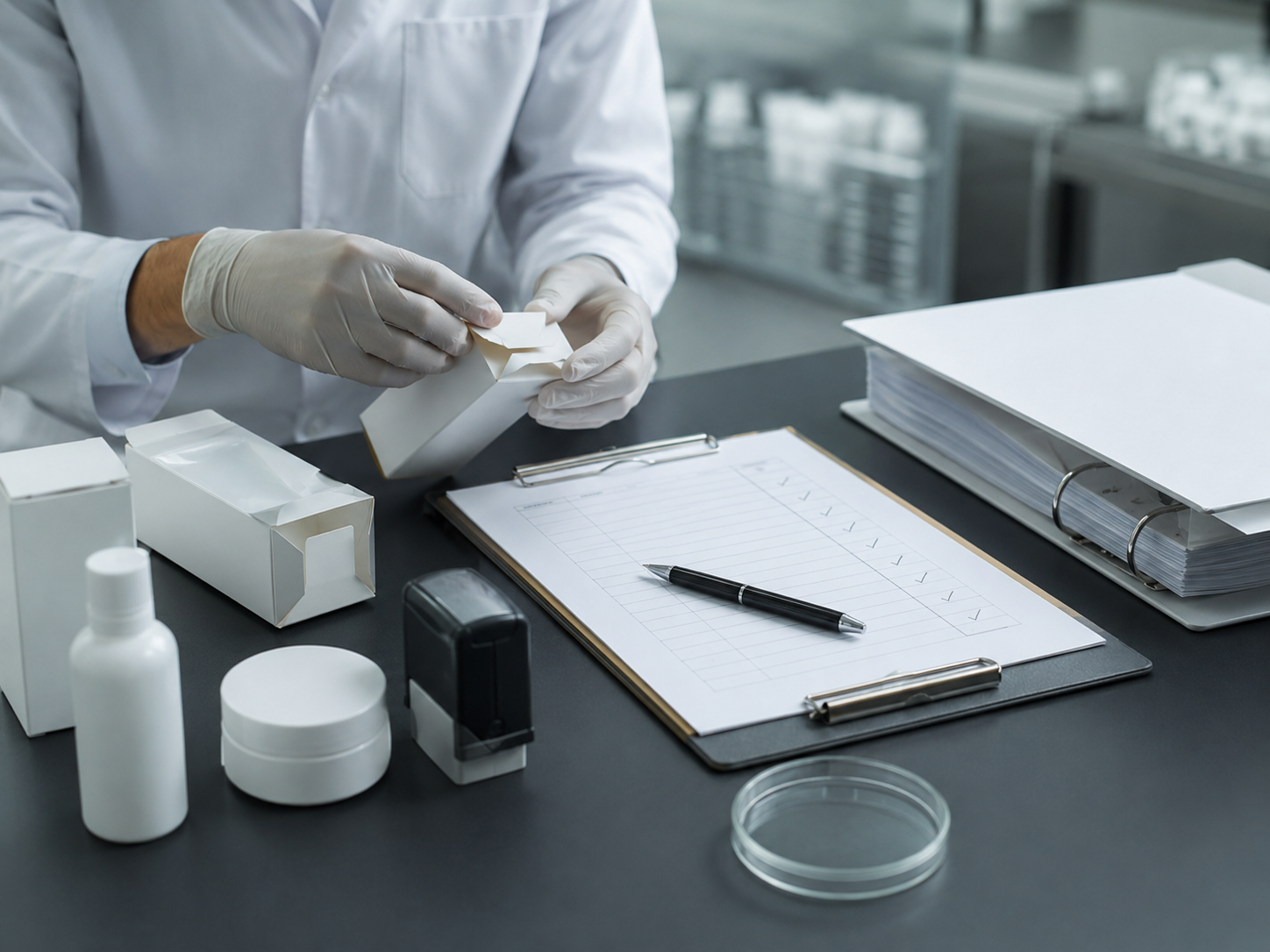 Dokumentierte Musterprüfung für Produktfreigabe, Verpackungskompatibilität und Qualitätsnachweise