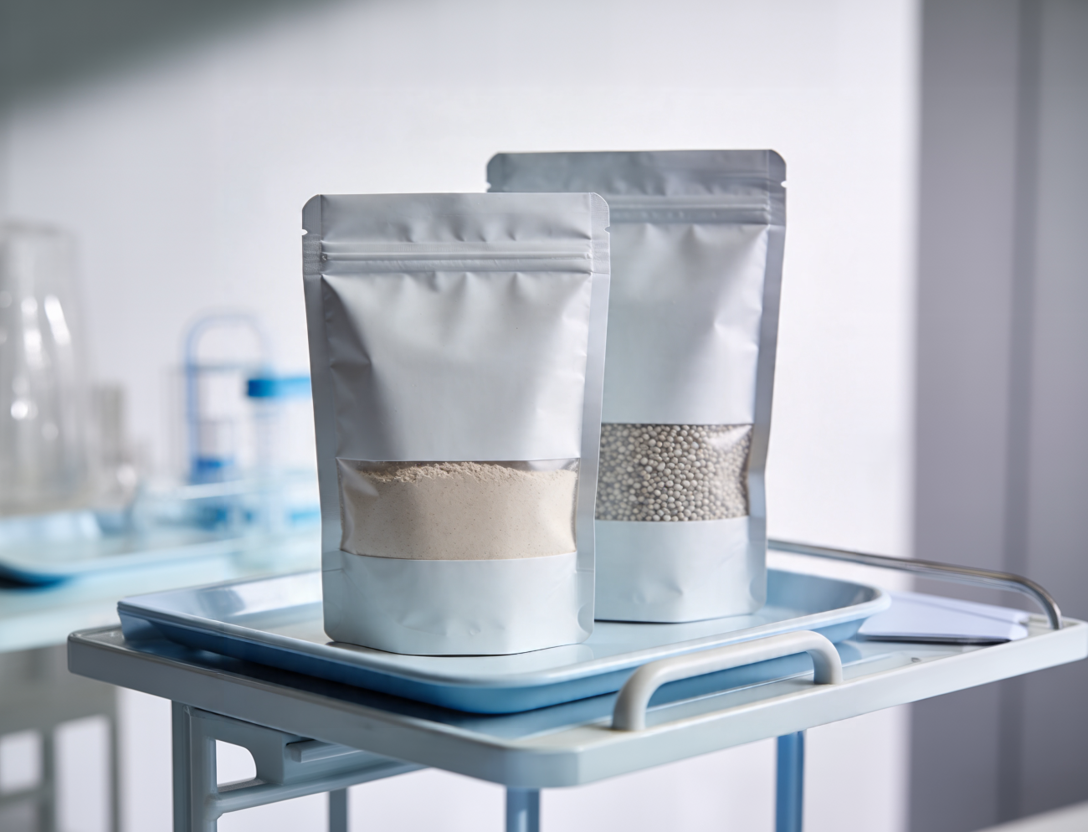 Doypacks für größere Healthcare-Füllmengen, Pulver und Granulate