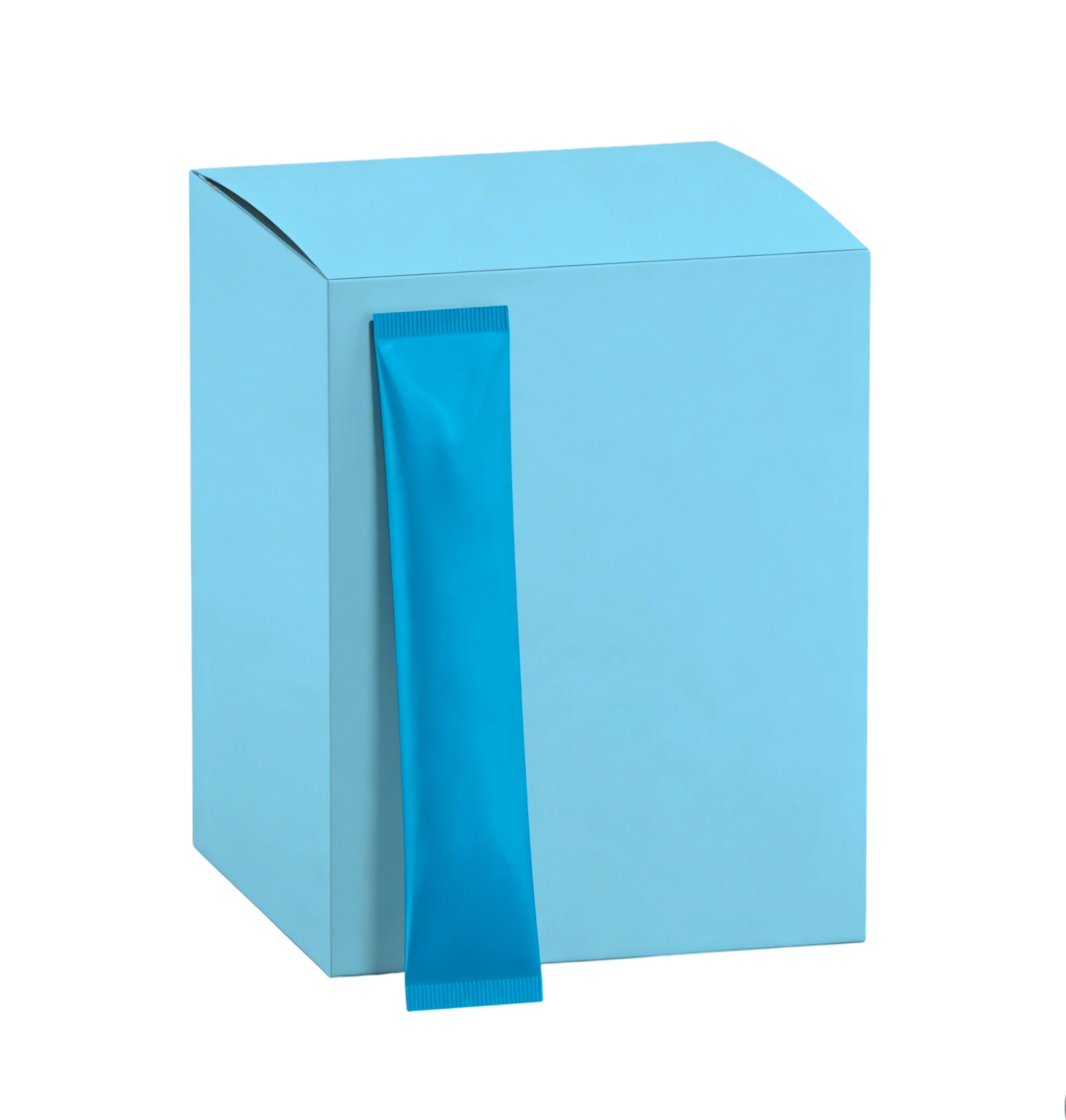 Stickpack mit Faltschachtel für hochwertige Markenpräsentation und verkaufsfertige Verpackung