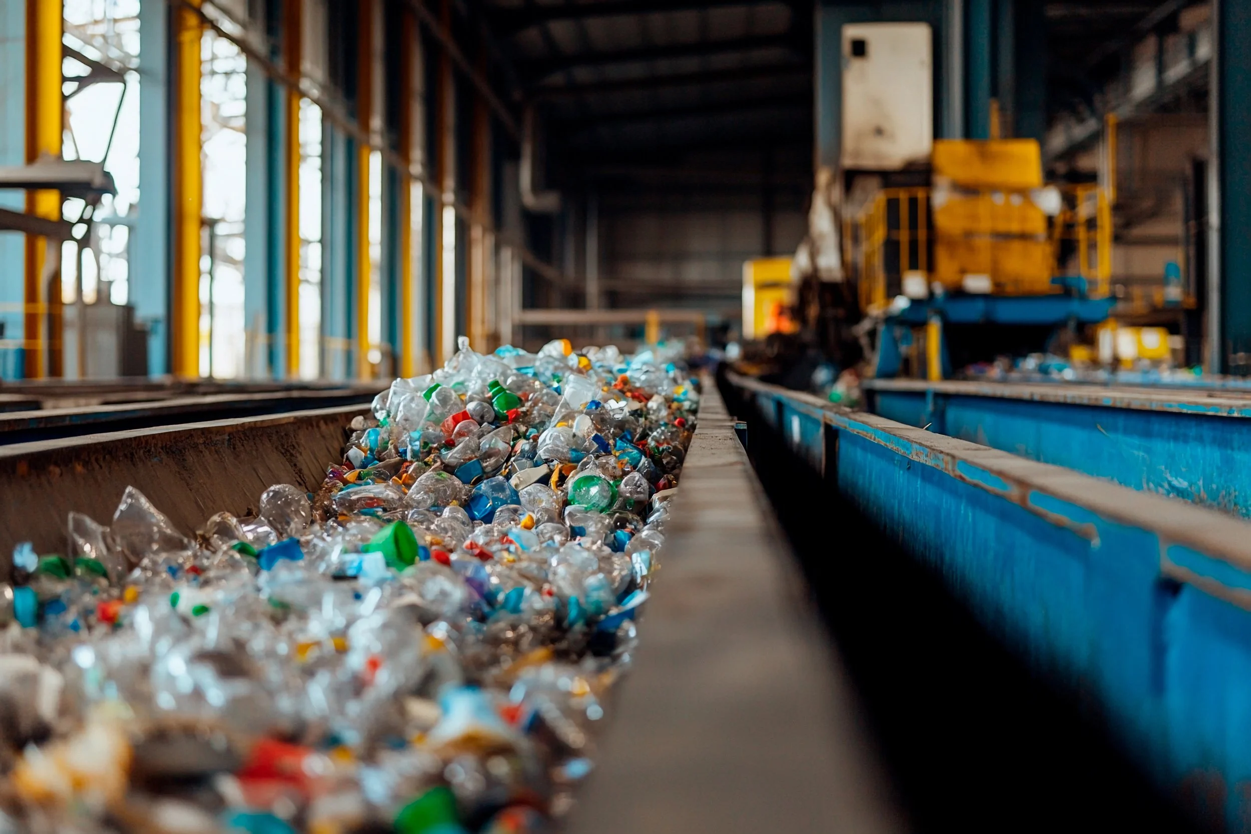PET-Flaschen im Materialkreislauf für recyclingfähige Getränkeverpackungen