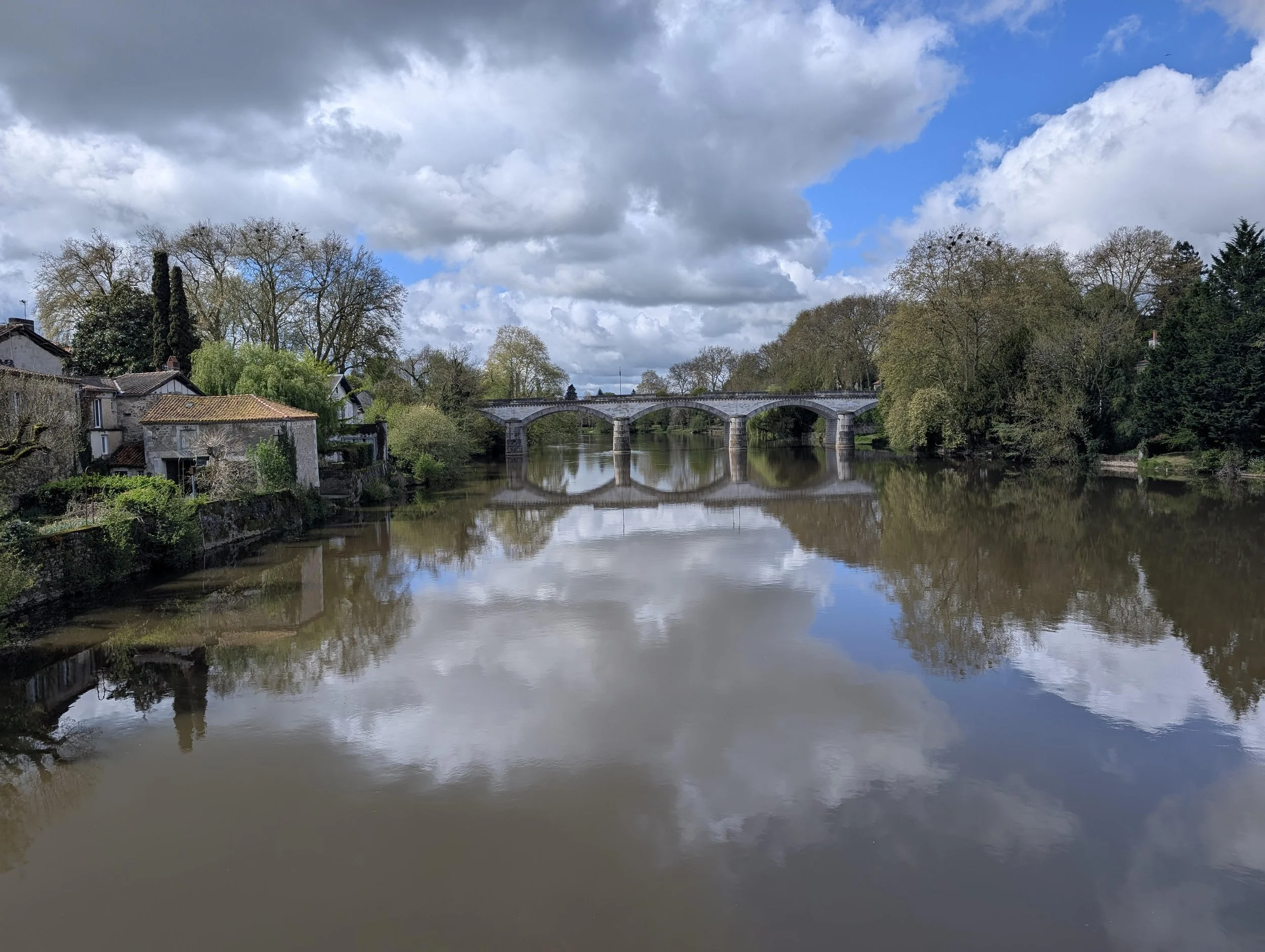 Visit Confolens with its beautiful bridges..