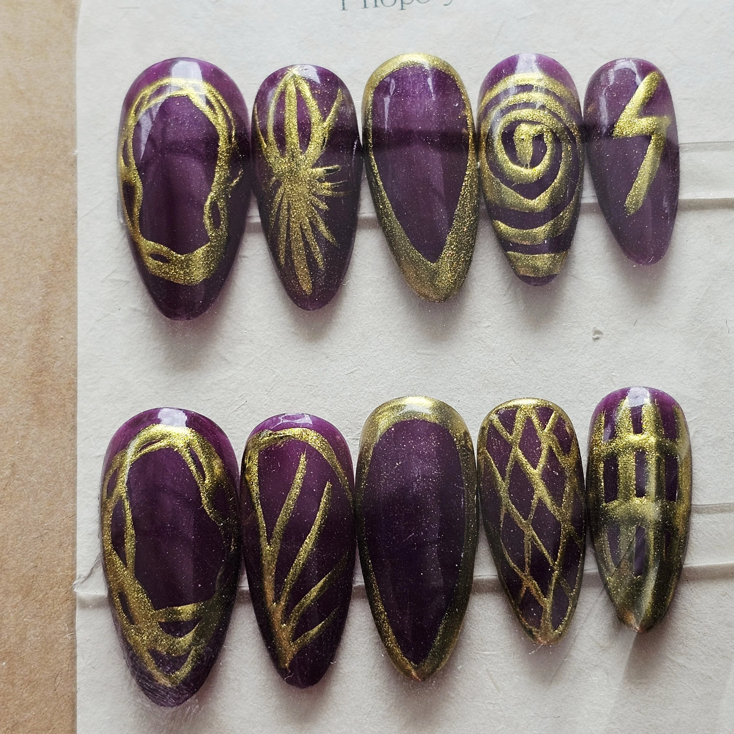 Australian Goddess Luxury Press On Nails