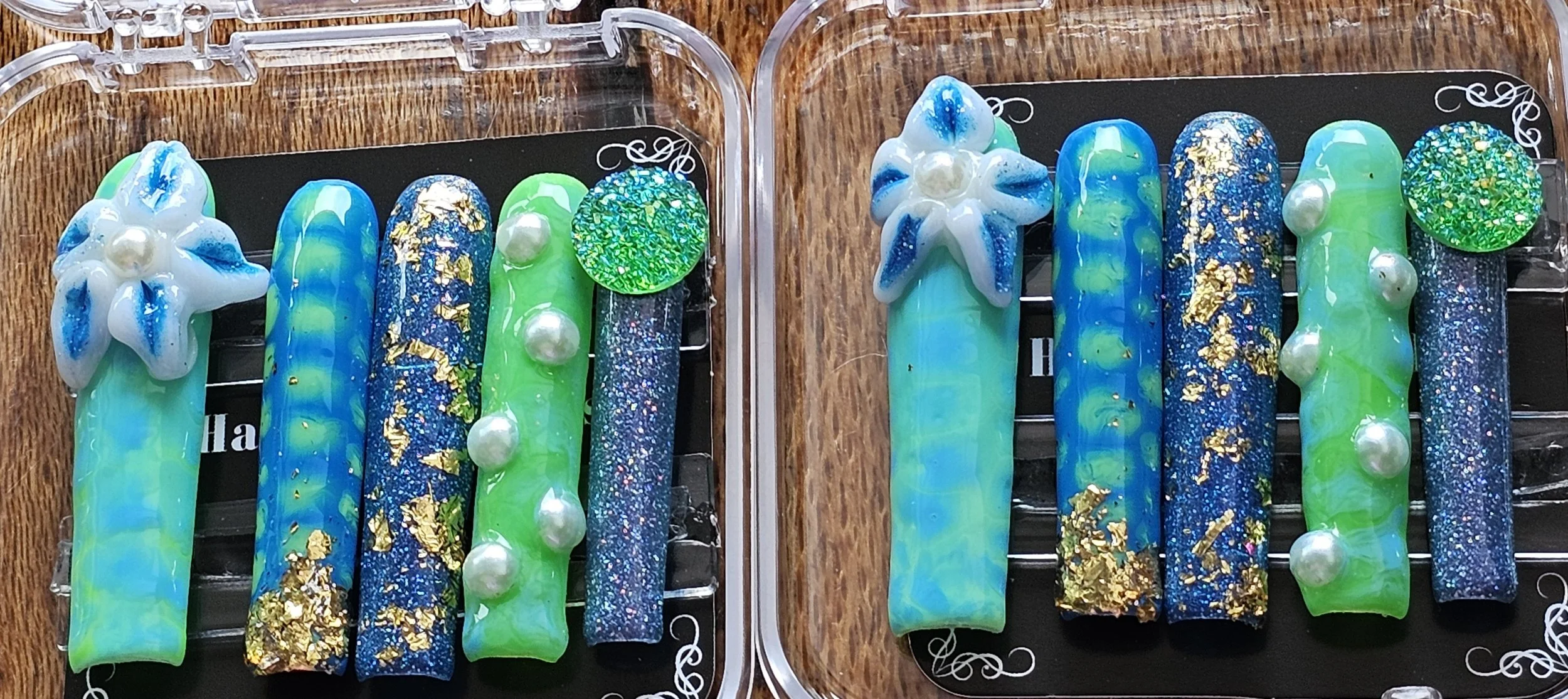 Extra Long Australian Inspired Luxury Press On Nails