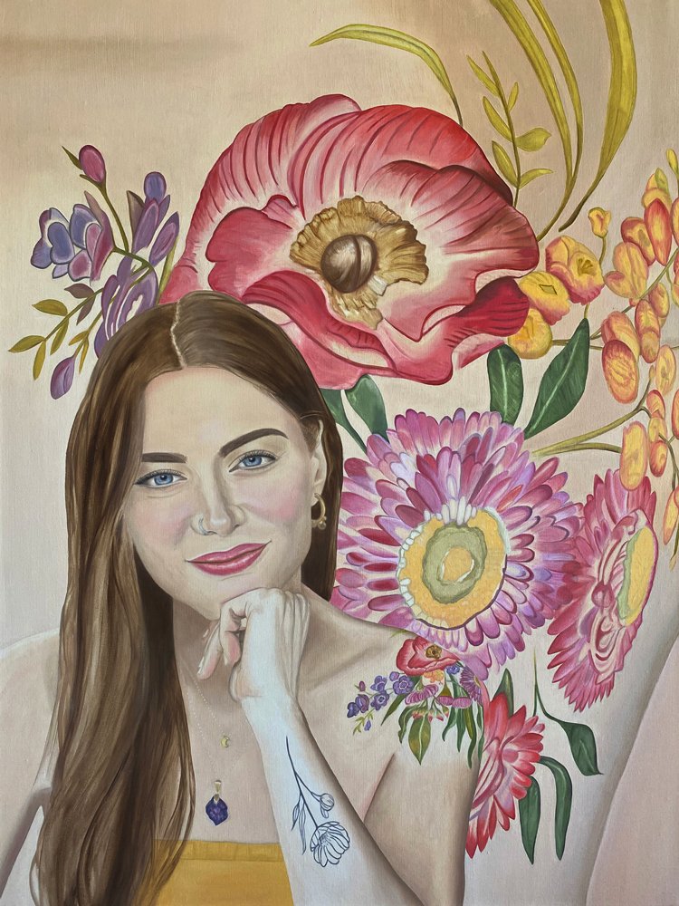 Ariel, 2021, oil on canvas, 102 x 76cm
