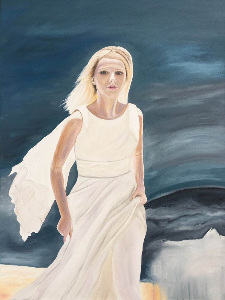 Rae, 2016, oil on canvas, 102 x 76cm
