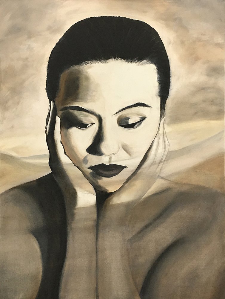 Kitty, 2016, oil on canvas, 102 x 76cm