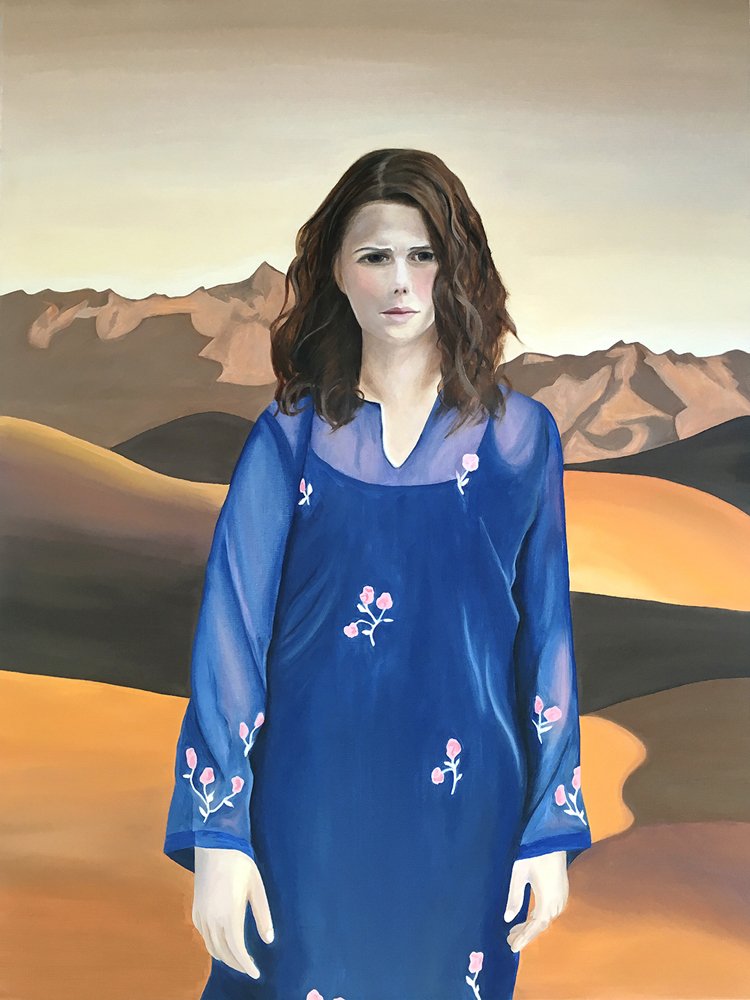 Lauren, 2016, oil on canvas, 102 x 76cm