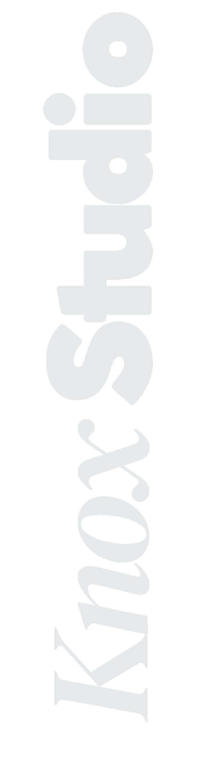 Black background with vertically oriented, large, grayish white text that reads "Misfit".