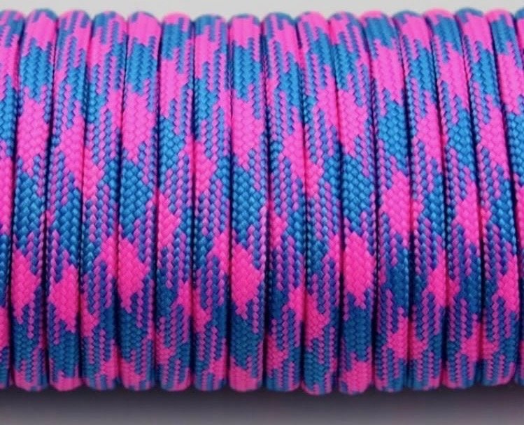 Blue and pink camo