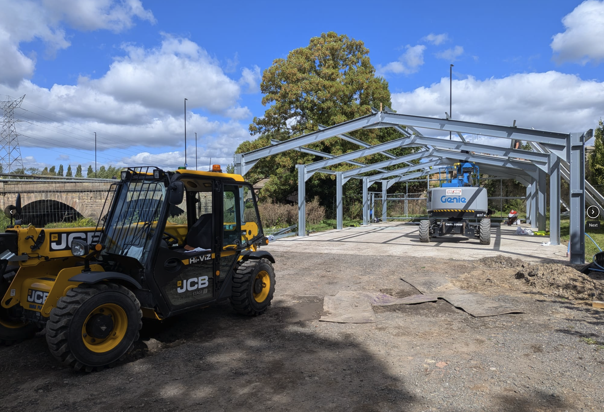 Construction begins on the Trent Rowing Club Boat Barn