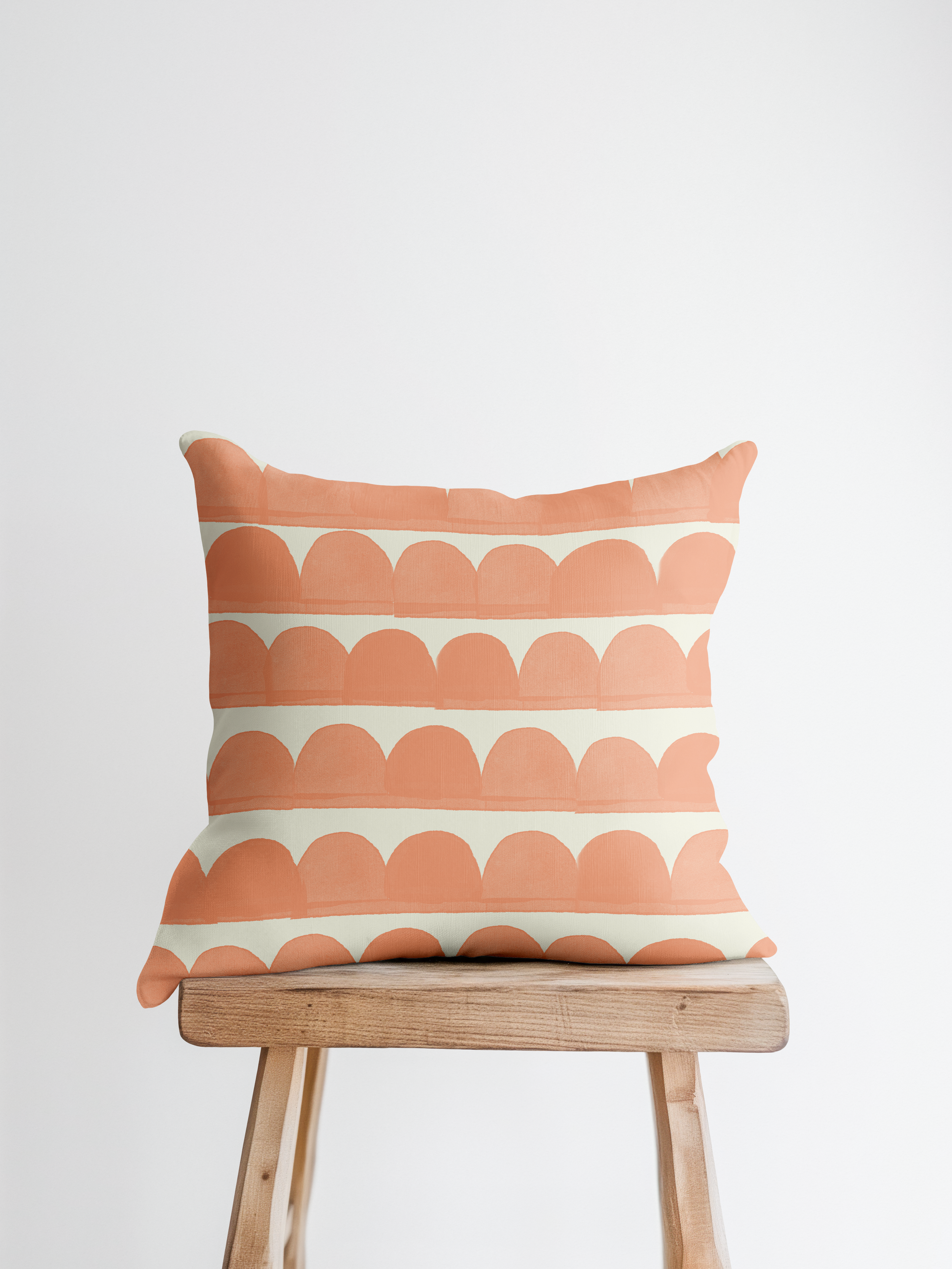 hand-painted pillow, velveteen cushion cover, Canadian artist design, 22 inch pillow, made in Canada decor, art-inspired home textile, Briana Corr Scott, coastal home accents, original art pillow