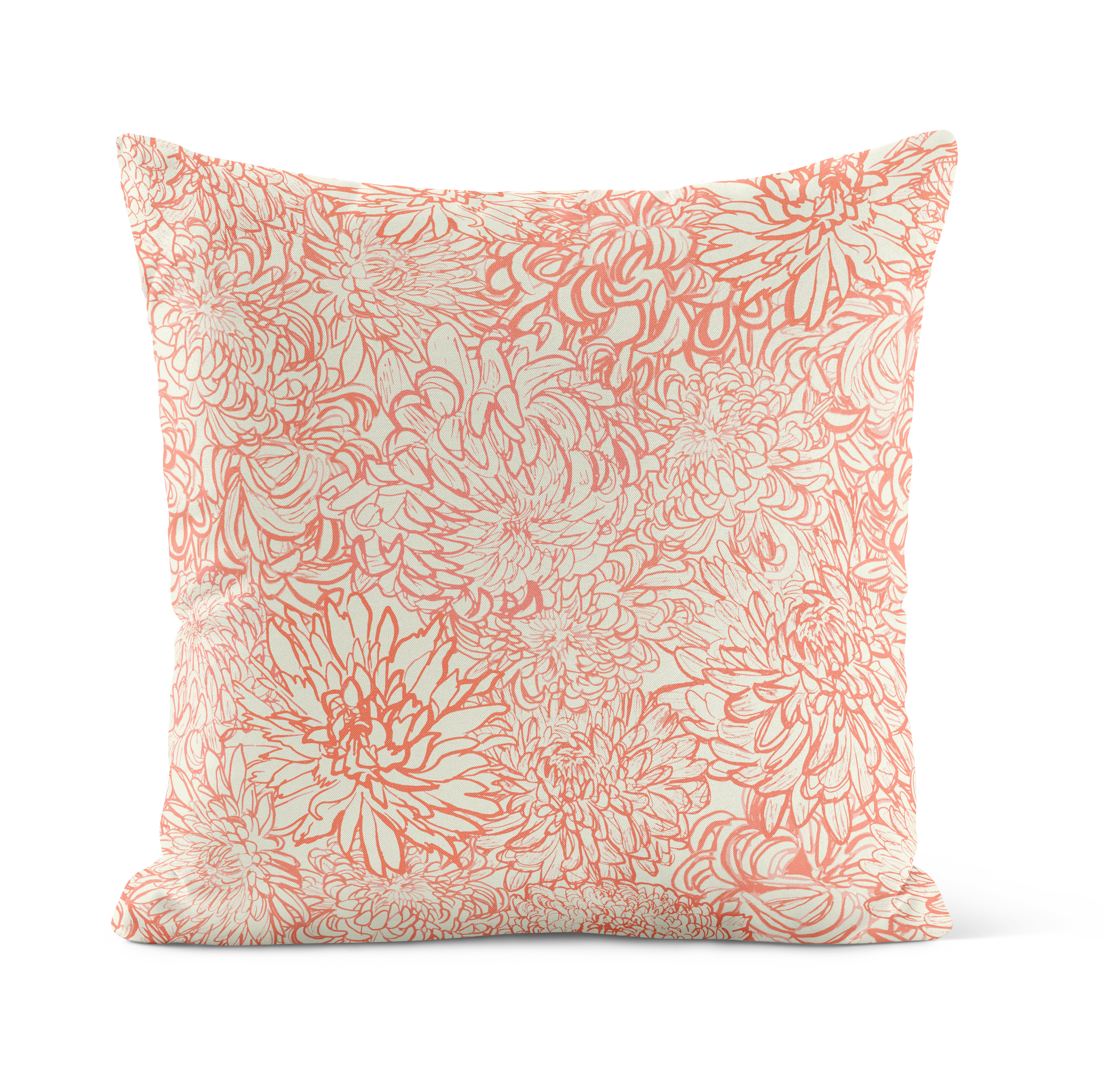 hand-painted pillow, velveteen cushion cover, Canadian artist design, 22 inch pillow, made in Canada decor, art-inspired home textile, Briana Corr Scott, coastal home accents, original art pillow