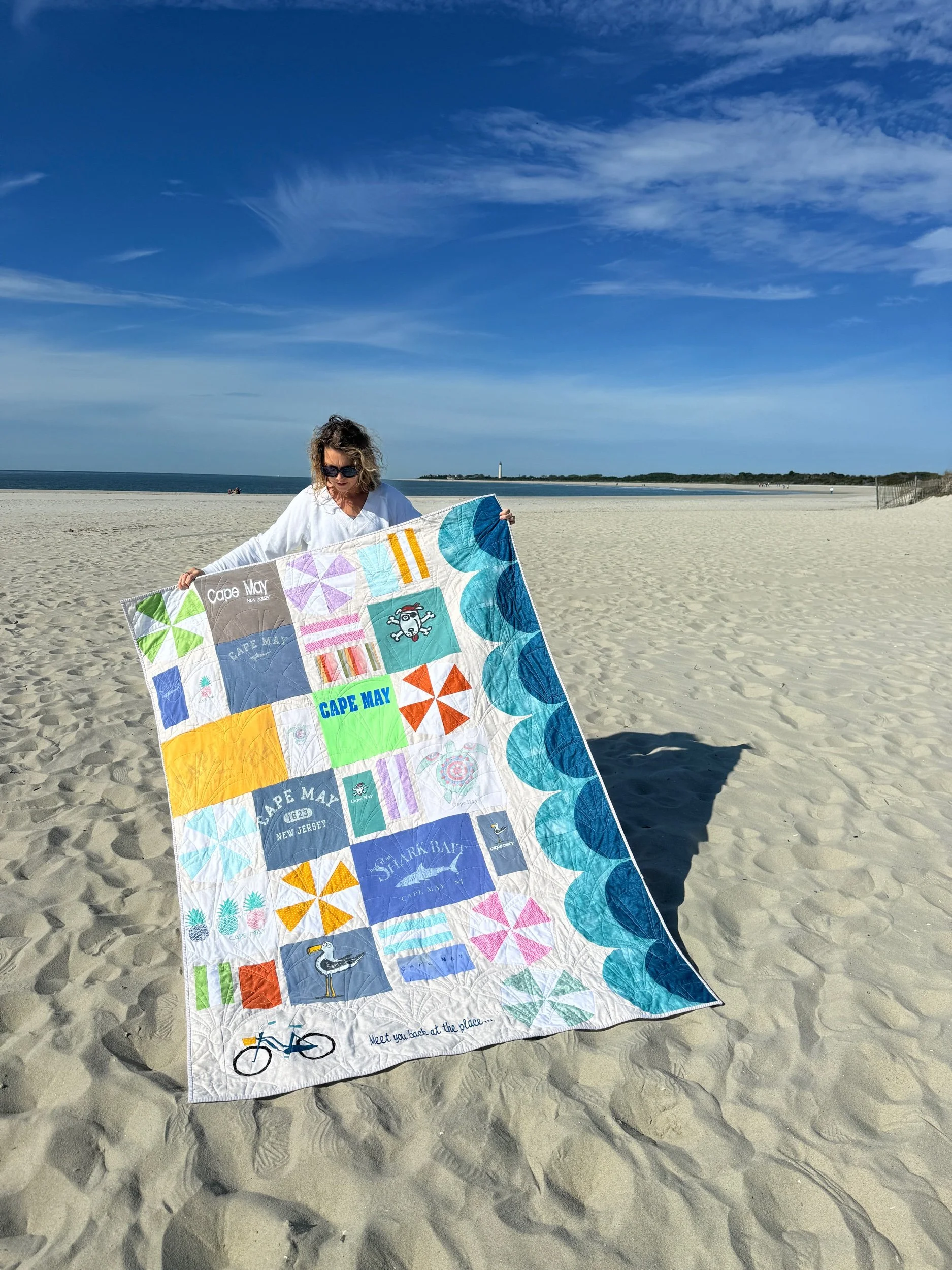 Salt & Sand in the Seams Custom Quilt