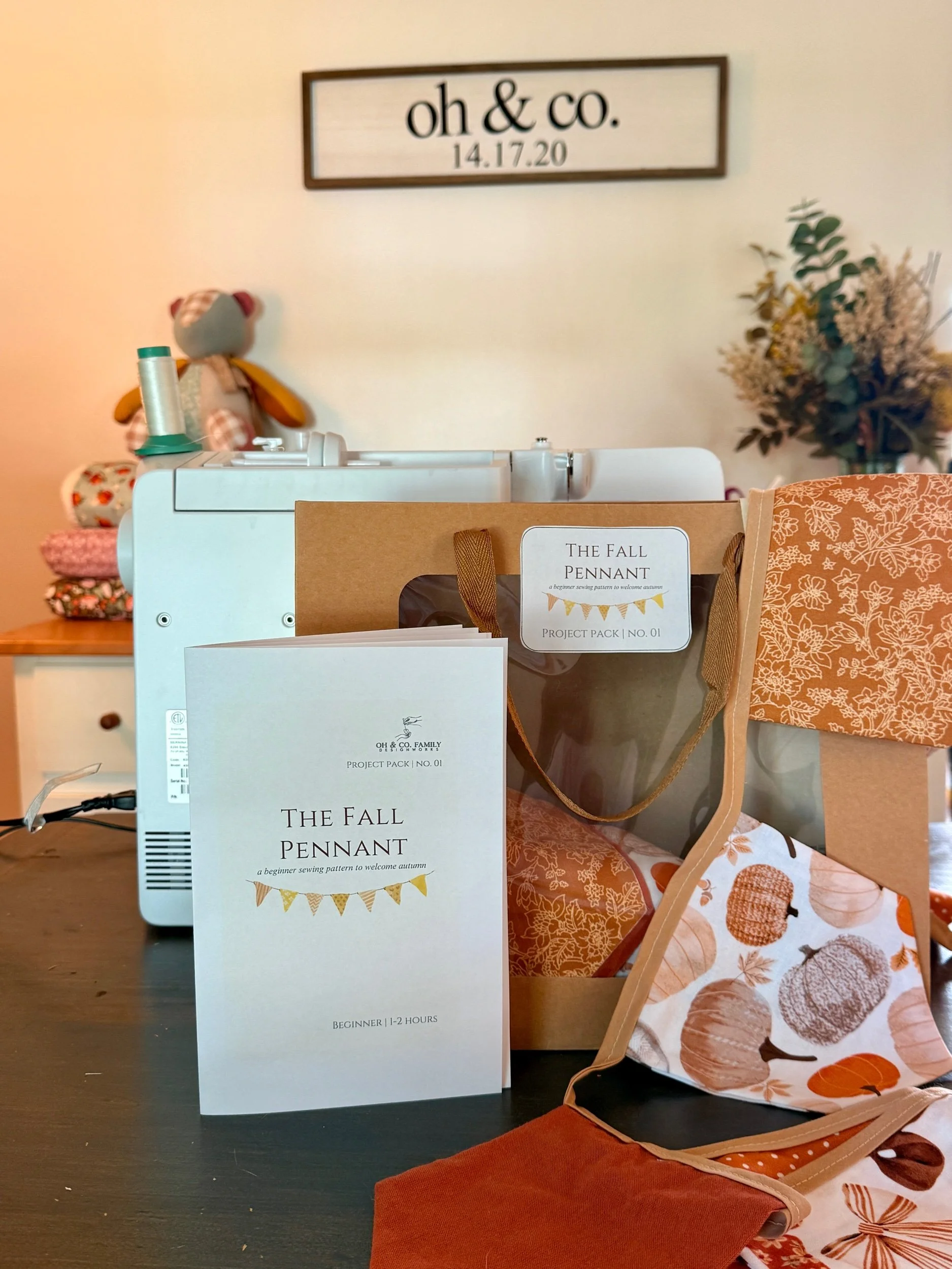 Fall Garland Sew to Go Kit
