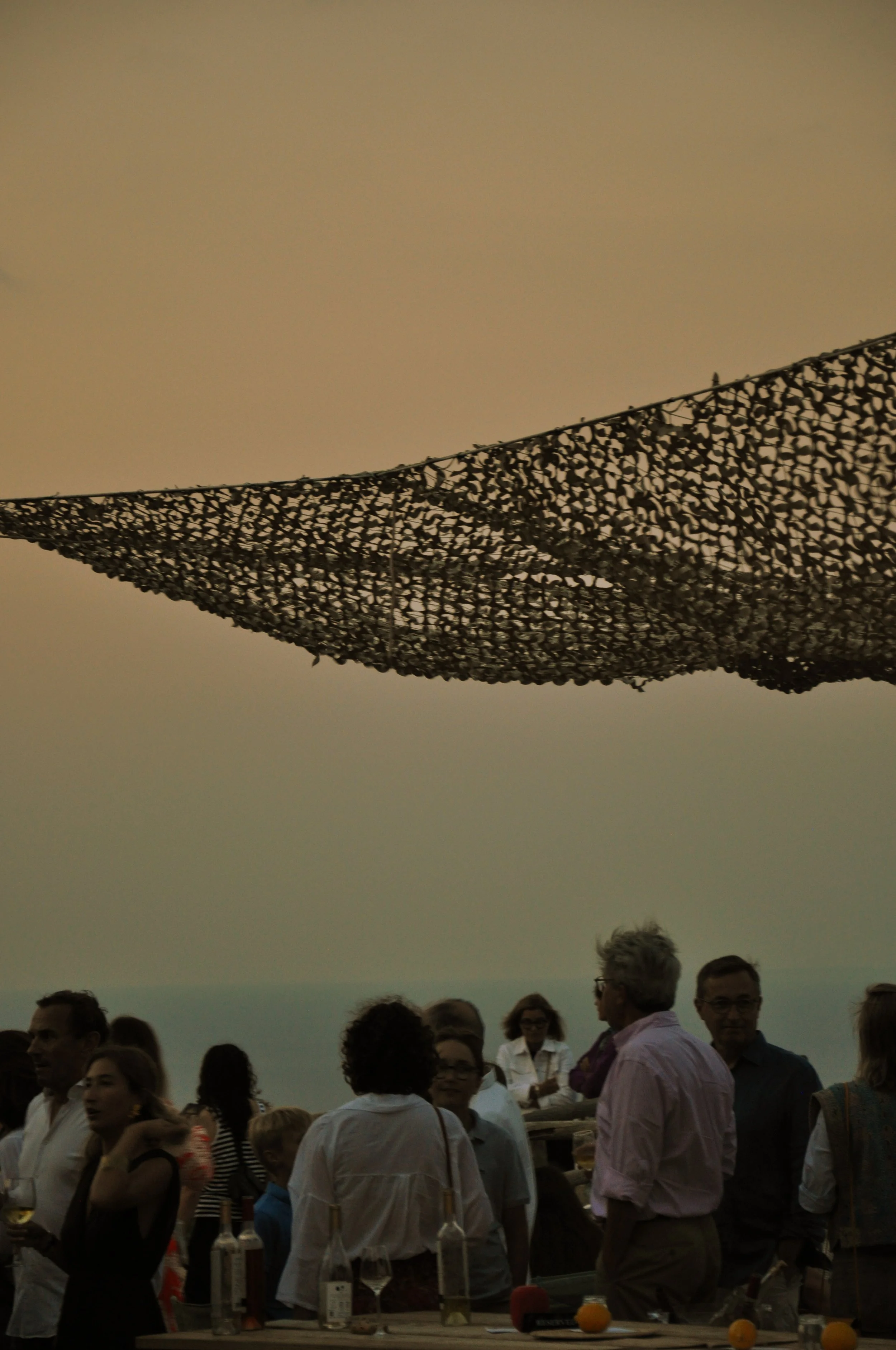 People under summer sky with sea view at RAICES Mallorca gathering