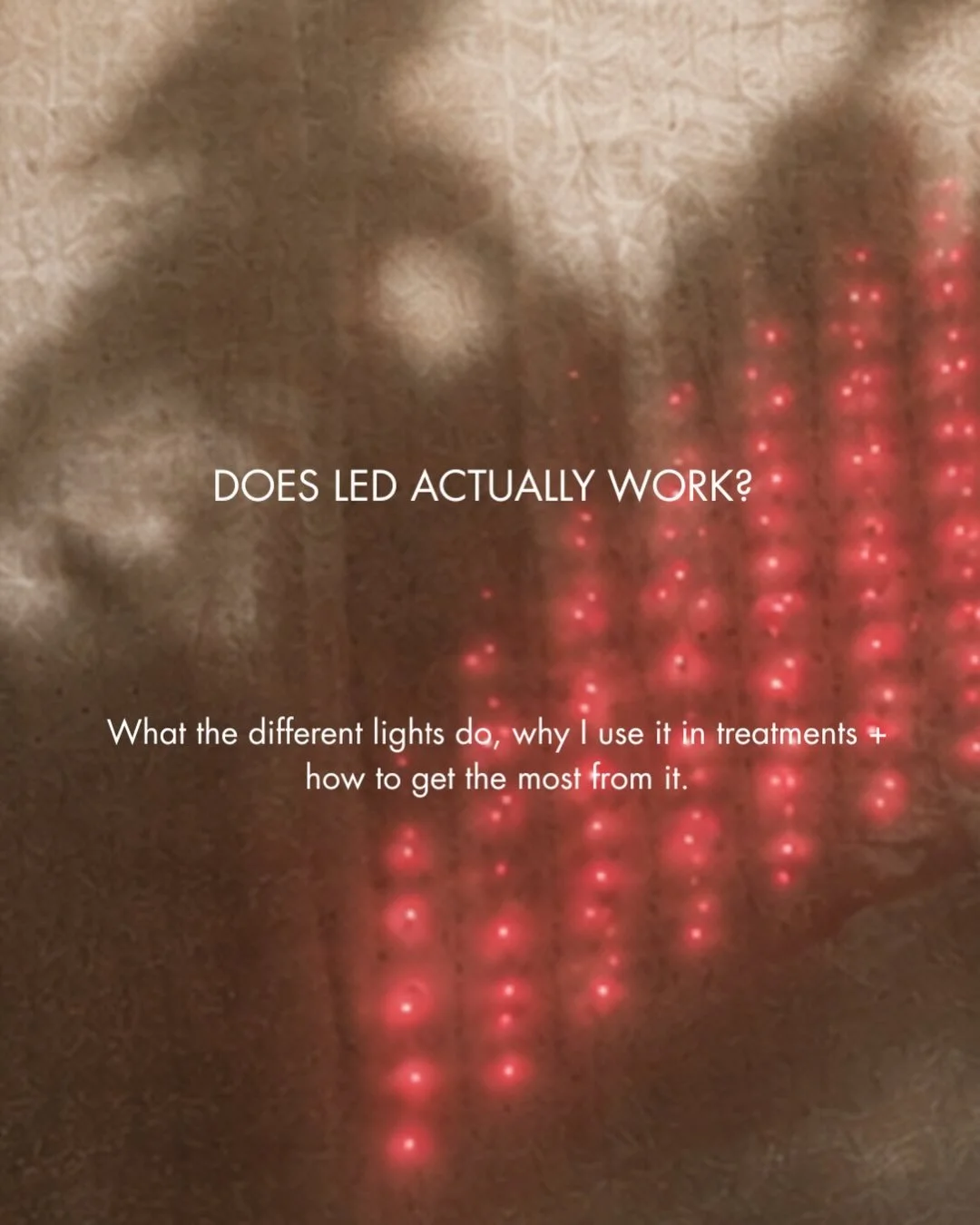 Does LED actually work?

I get asked this a lot &mdash; and yes, I really think it does. But consistency is the important bit.

I was using an LED face mask at home long before I bought the Dermalux Flex MD for Slow Skin. After the first couple of mo