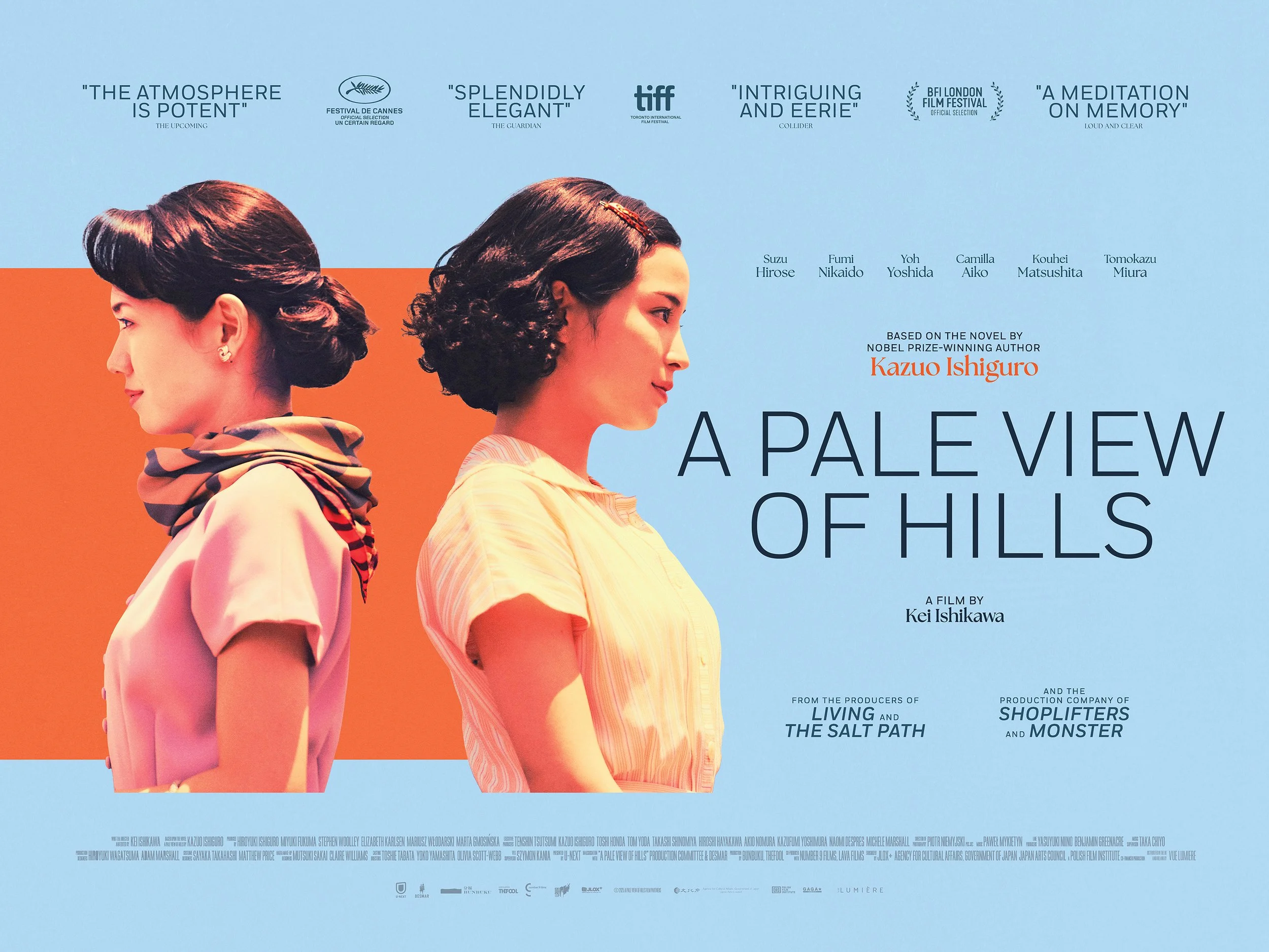 A Pale View of Hills based on the novel by Nobel Prize winning authorKazuo Ishiguro
