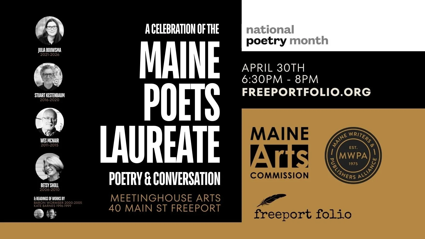 A Celebration of The Maine Poets Laureate