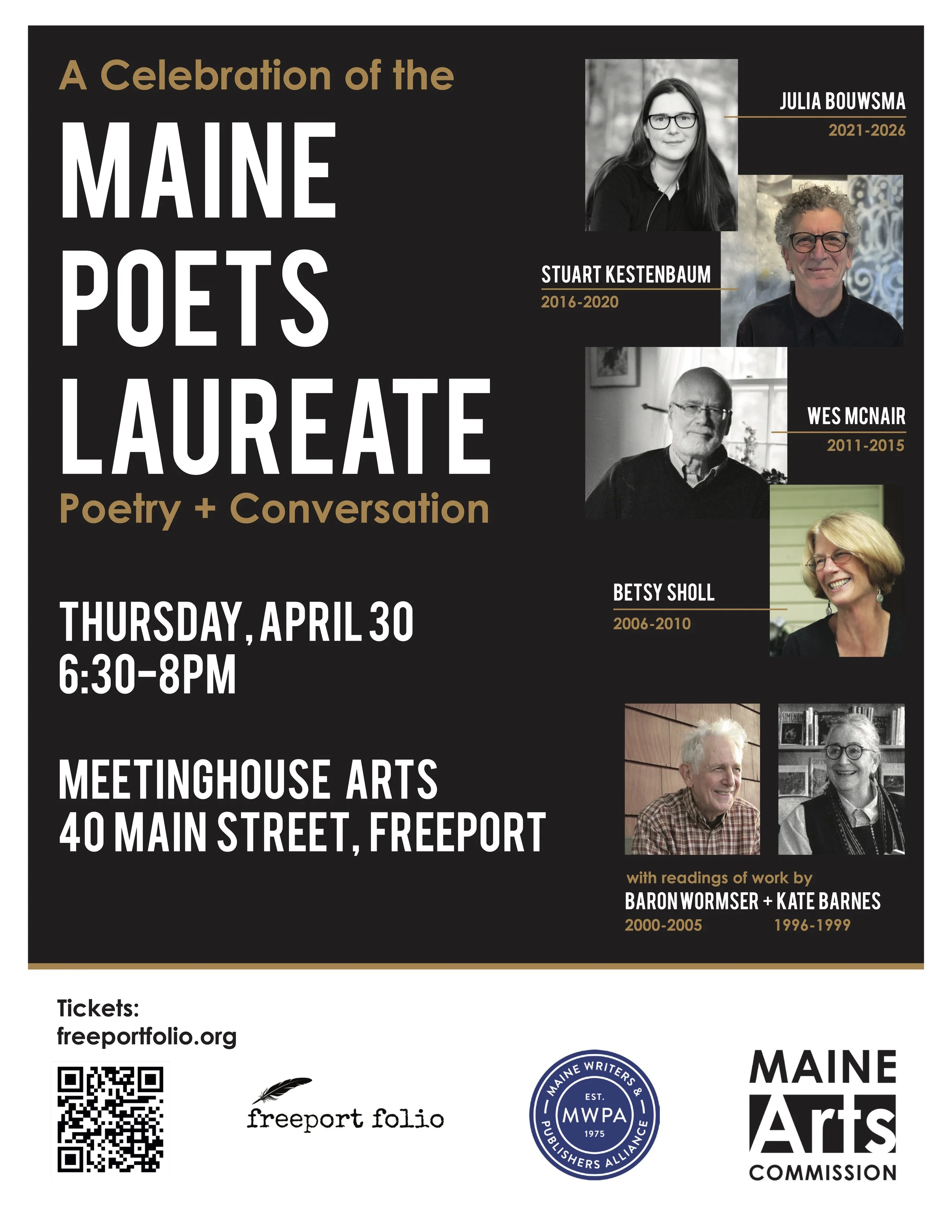 A Celebration of The Maine Poets Laureate