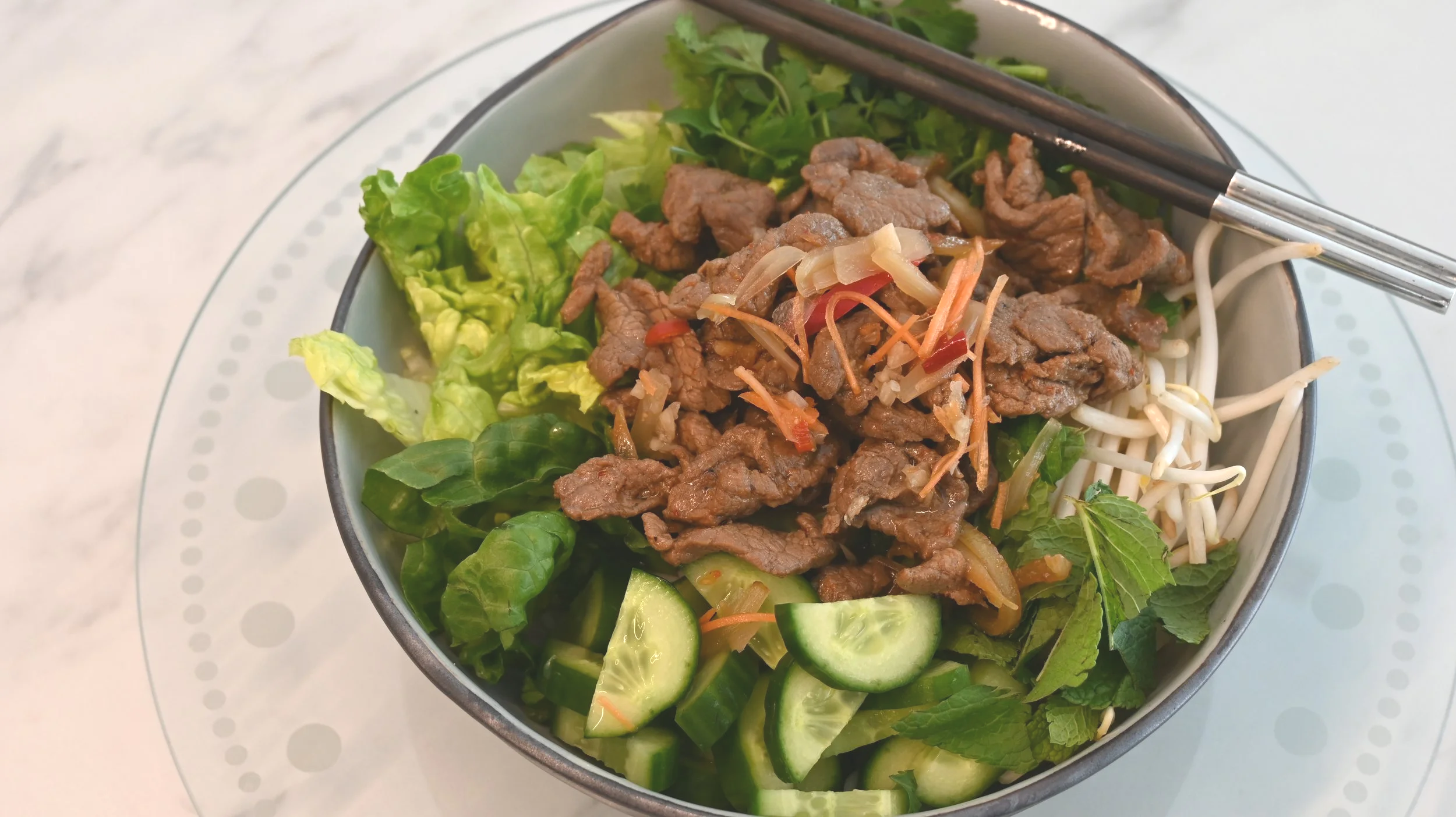 Vietnamese Spring Roll in a Bowl