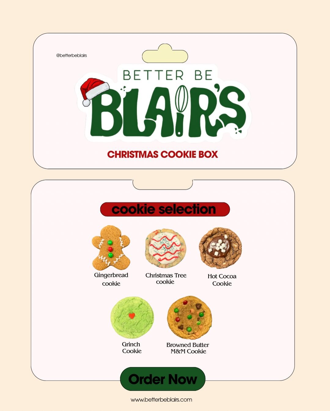 Don&rsquo;t forget to place and order for your Christmas Cookie Box you DONT wanna miss this all orders are also 10% off don&rsquo;t miss out these can be shipped nationwide !! 
.
.
.
#christmascookies #cookiebox #charlottebaker #charlottenc #cookies