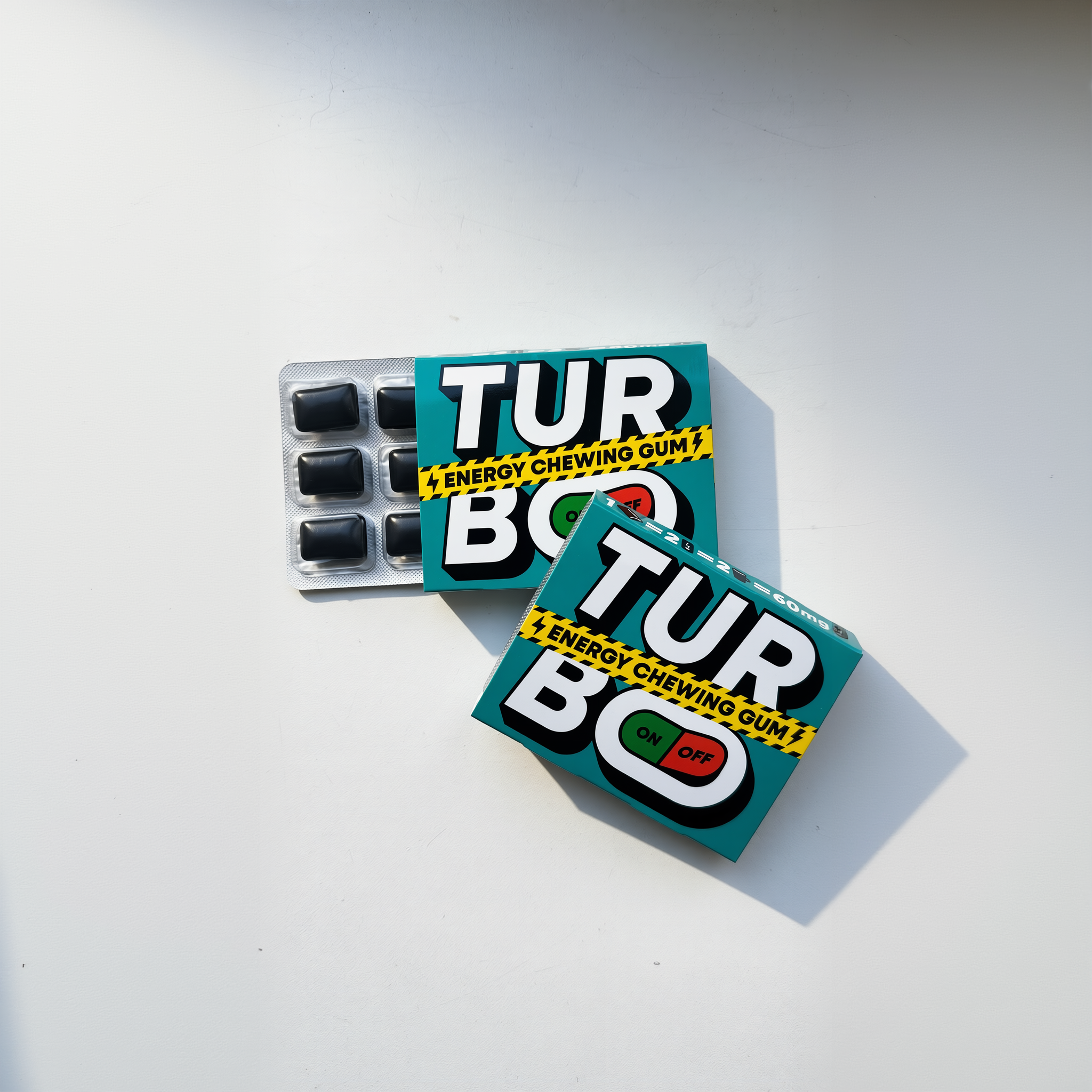 TURBO COOLMINT 60 mg CAFFEINE  12-PACK