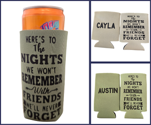 Custom Koozies- Tall Can