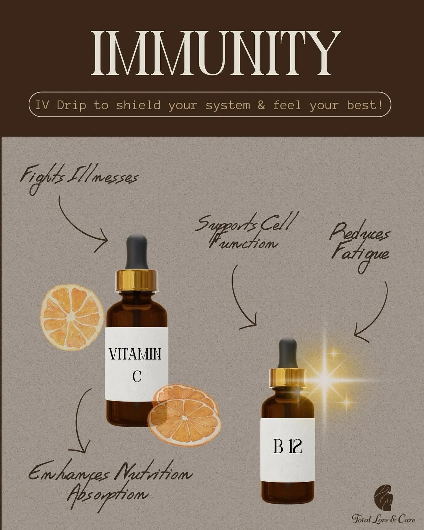 IMMUNITY IV DRIP 🧬🌿
When your body needs backup &mdash; give your immune system the ultimate defense it deserves.

This powerhouse blend supports your body in fighting off illness, boosting energy, and staying resilient all year long. Ideal for pos