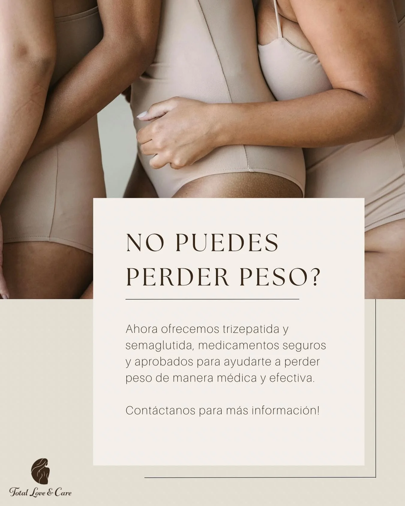 &iquest;Tienes SOP o te cuesta bajar de peso?
Estamos aqu&iacute; para ayudarte. 🤍 Ahora ofrecemos trizepatida y semaglutida, medicamentos m&eacute;dicos seguros y eficaces para la p&eacute;rdida de peso, especialmente para quienes luchan con condic