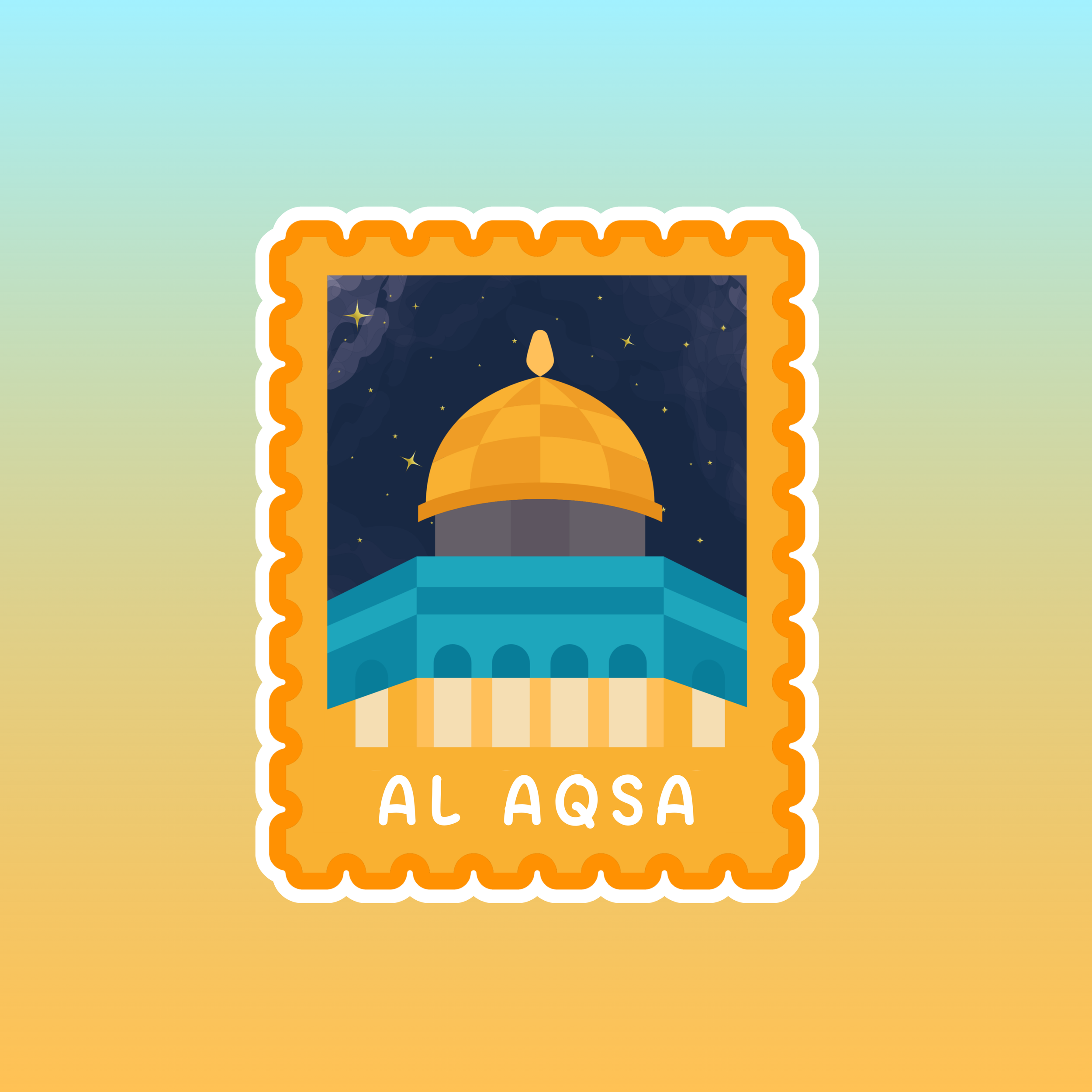 al aqsa sticker
