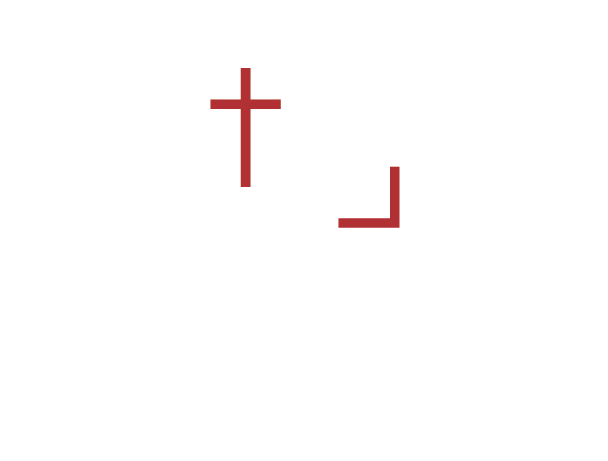 Logo of Cornerstone Ministries featuring a geometric maze-like design in white and burgundy on a black background with the text 'CORNERSTONE MINISTRIES'.