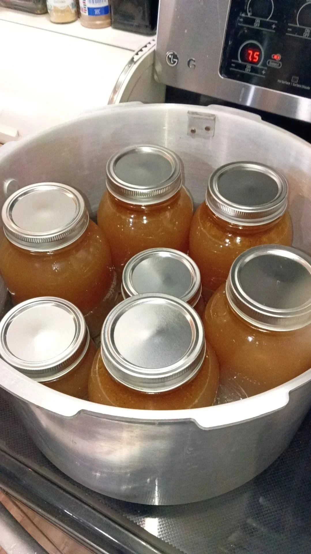 Into the Presto Canner...