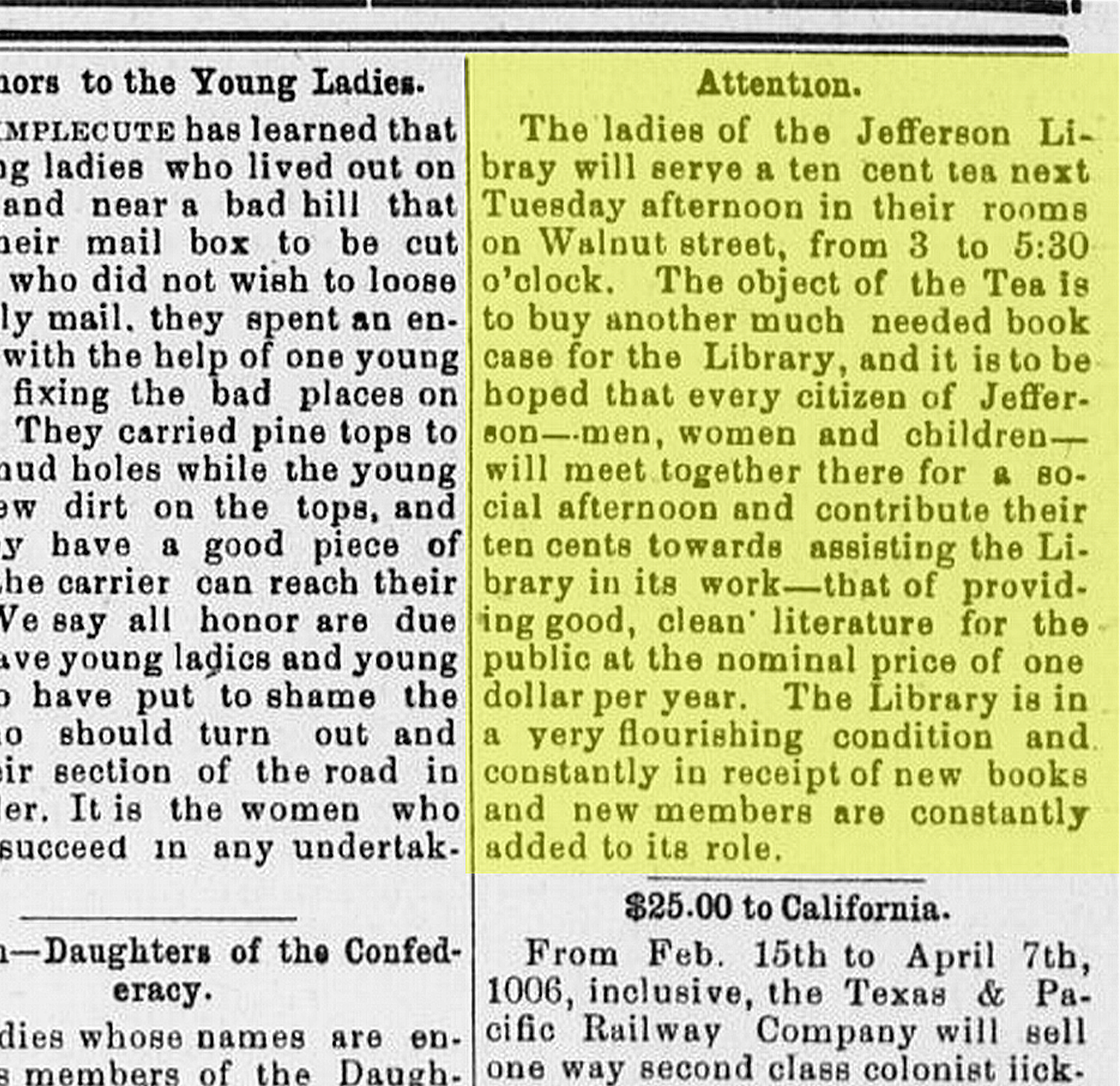 The Jimplecute, March 3, 1906, page 5. University of North Texas Libraries, The Portal to Texas History.