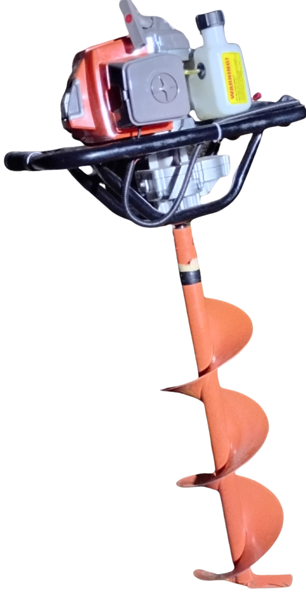 NEO-TEC gas-powered earth auger used and reviewed at T-Bone’s Place