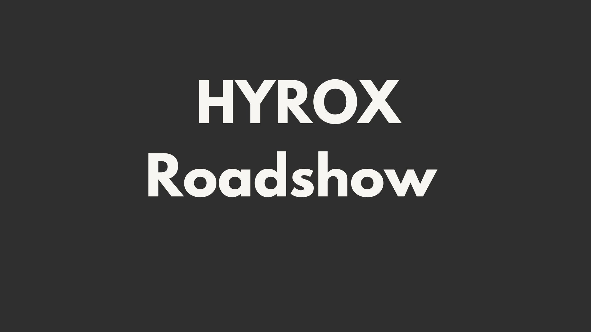 Hyrox Roadshow | Bespoke 4-Hour Workshop Delivered at your Gym