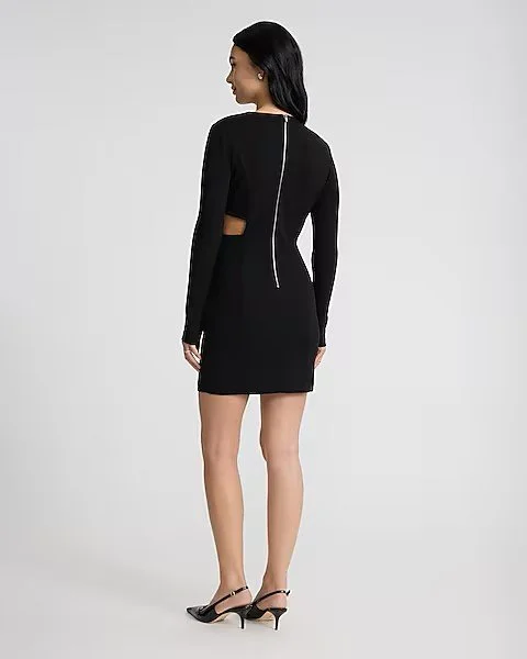 cheap long sleeve black maxi dress Monni Black Maxi Dress