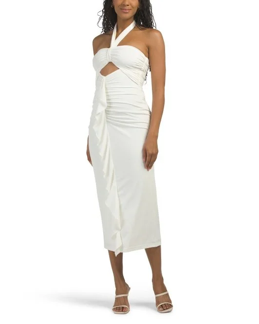 TORN BY RONNY KOBO Demi Midi Dress  Pao Treasures