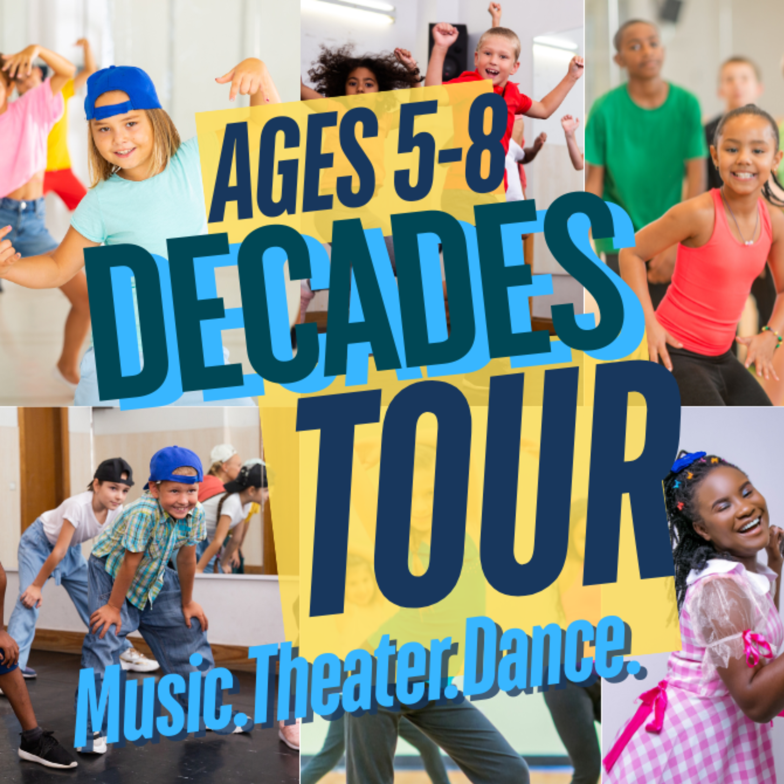 DECADES TOUR: HEARTS IN HARMONY (Ages 5-8) - Pay with Card