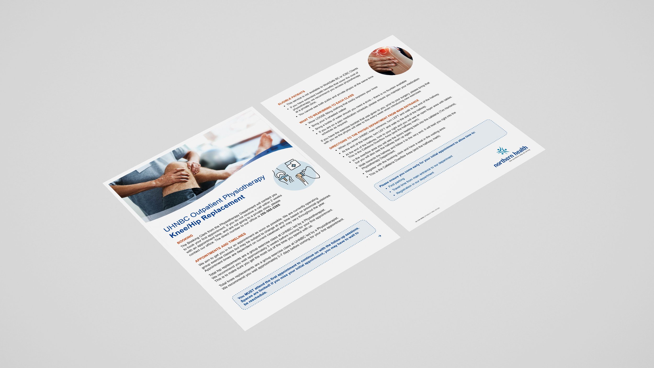 Northern Health handouts