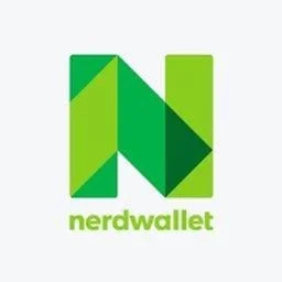 NerdWallet logo with green geometric N and the word 'nerdwallet' underneath.