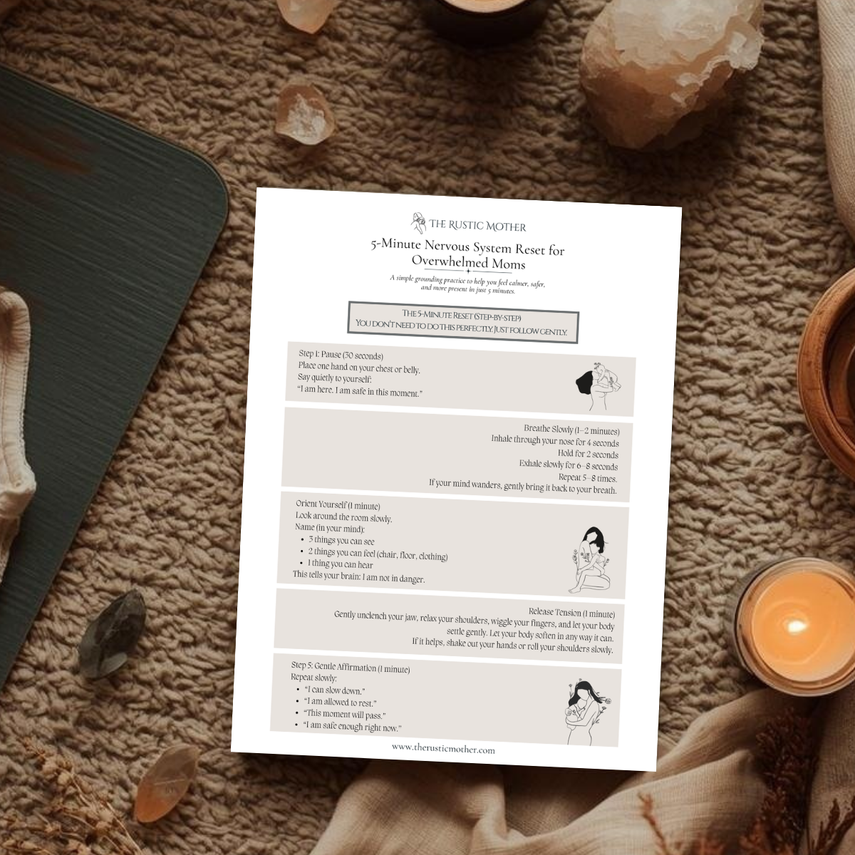 5-Minute Nervous System Reset for Overwhelmed Moms