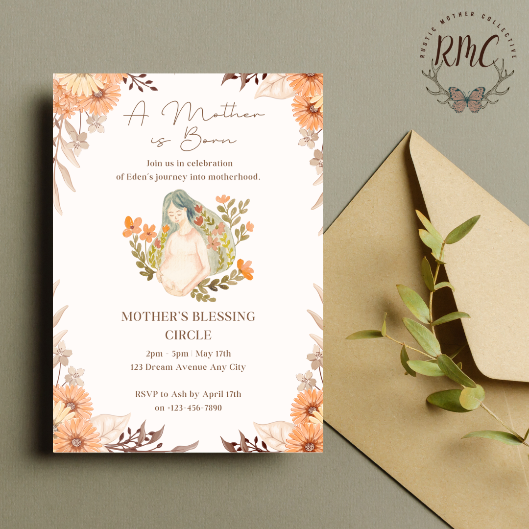 Mother's Blessing Invitation
