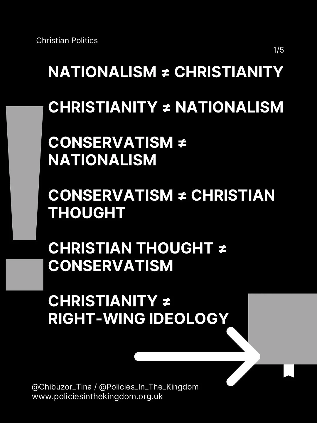 CHURCH, Church, Church, can you remember that you are the Bride of Christ, and NOT the bride of your nation? 

Don&rsquo;t mistake political identity for Kingdom identity or Kingdom alignment. 

Invoking the Name of Christ without embodying  His Spir